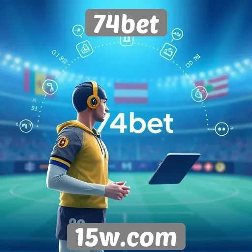 Inteligência artificial melhora experiência no 74bet